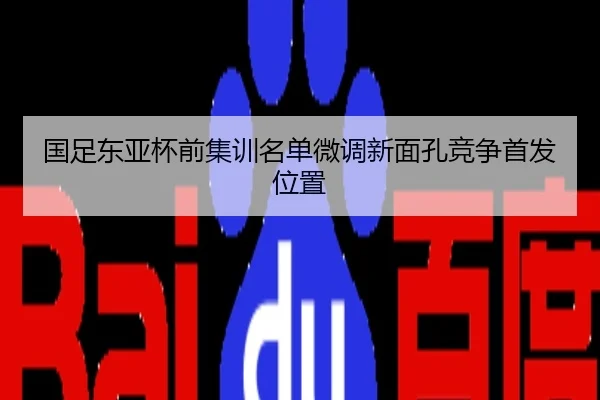 国足东亚杯前集训名单微调新面孔竞争首发位置